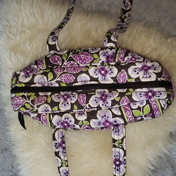 Vera Bradley Plum Petals Purse - Picture 7 of 16